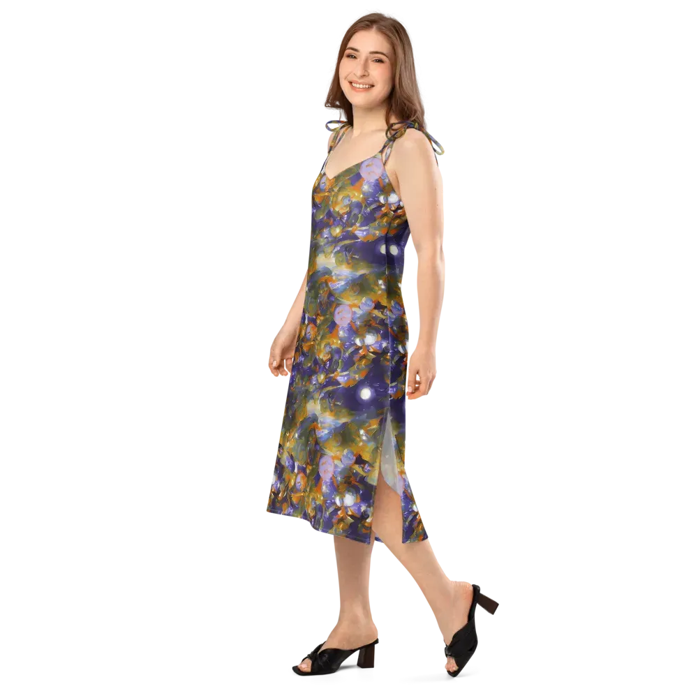 Electric Alchemy on Slip Dress — Left Front