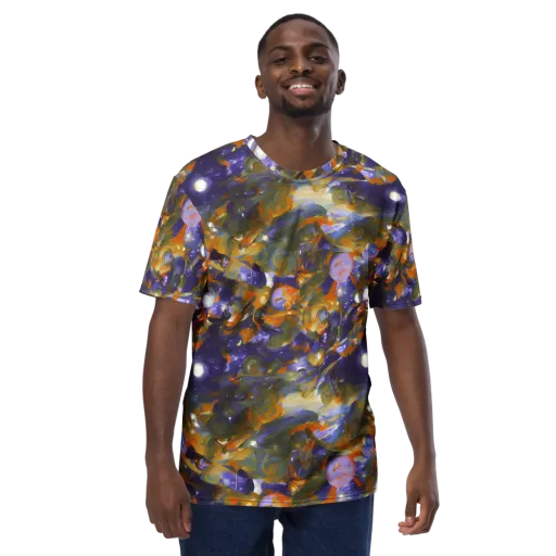 Electric Alchemy on a Men's Crew Neck T-Shirt
