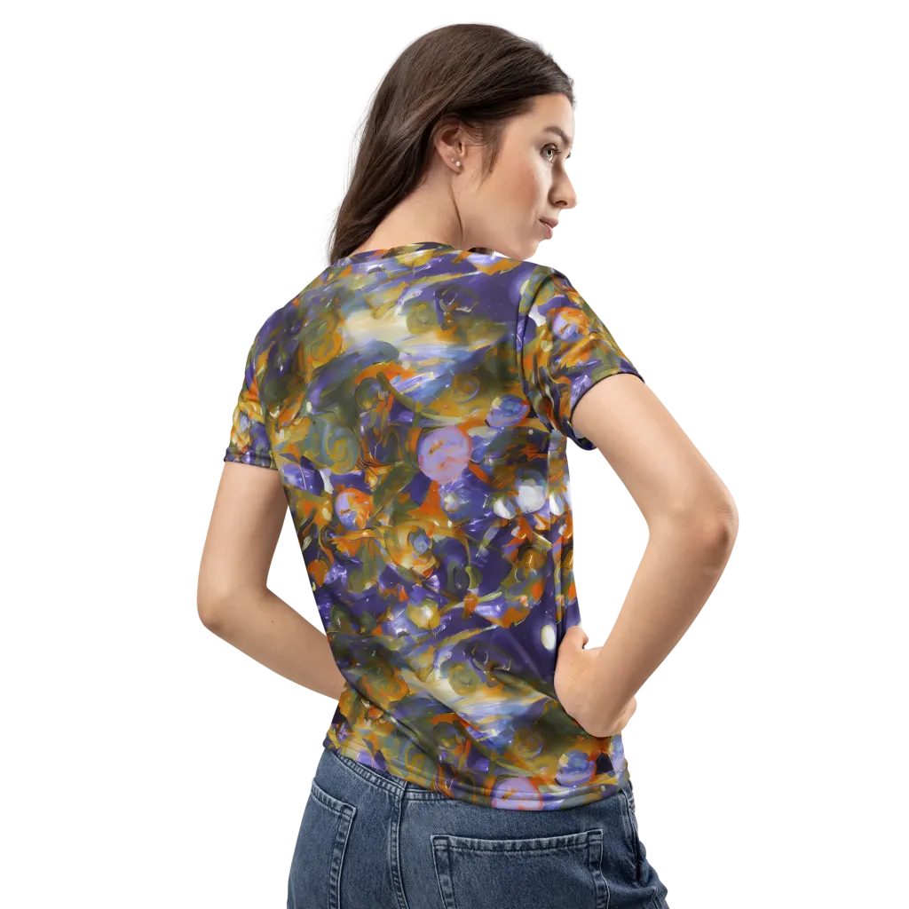 Electric Alchemy on Women's Crew Neck T-Shirt — Back