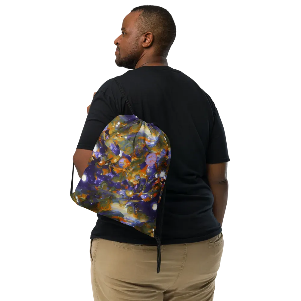 Electric Alchemy on Drawstring Bag — Front