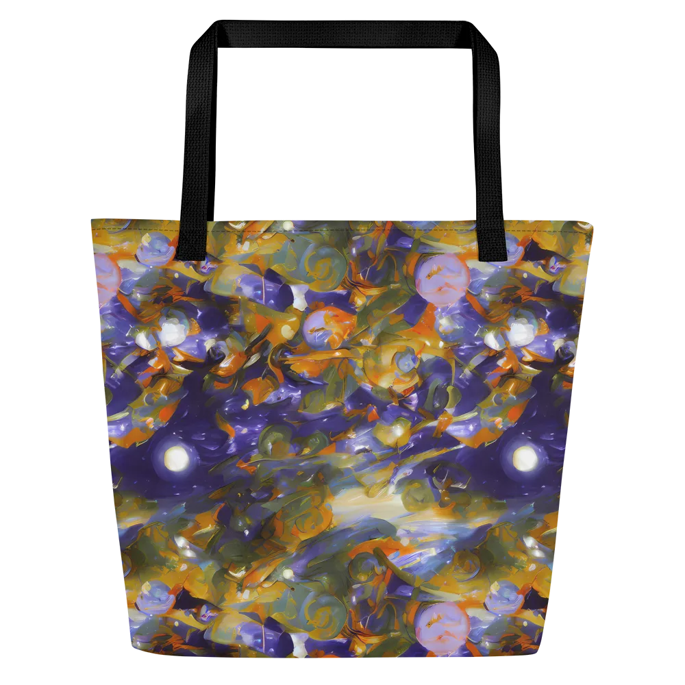 Electric Alchemy on Large Tote Bag W/ Pocket — Front