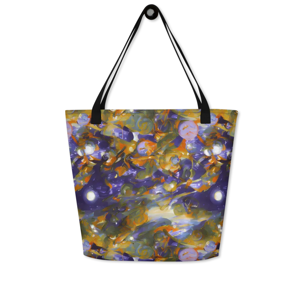 Electric Alchemy on Large Tote Bag W/ Pocket — Front