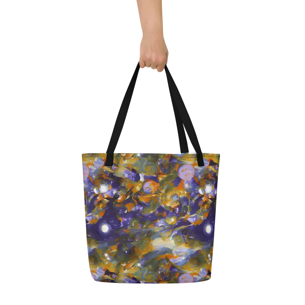 Electric Alchemy on Large Tote Bag W/ Pocket — Front