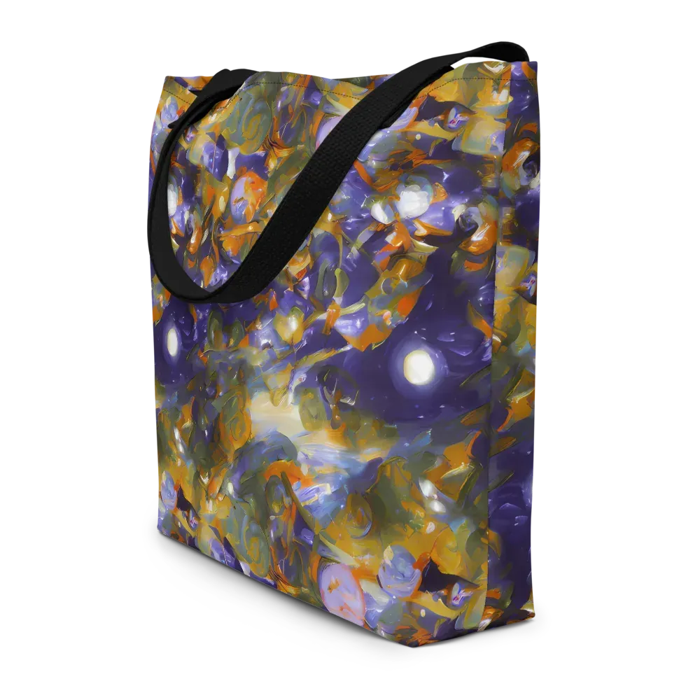 Electric Alchemy on Large Tote Bag W/ Pocket — Front