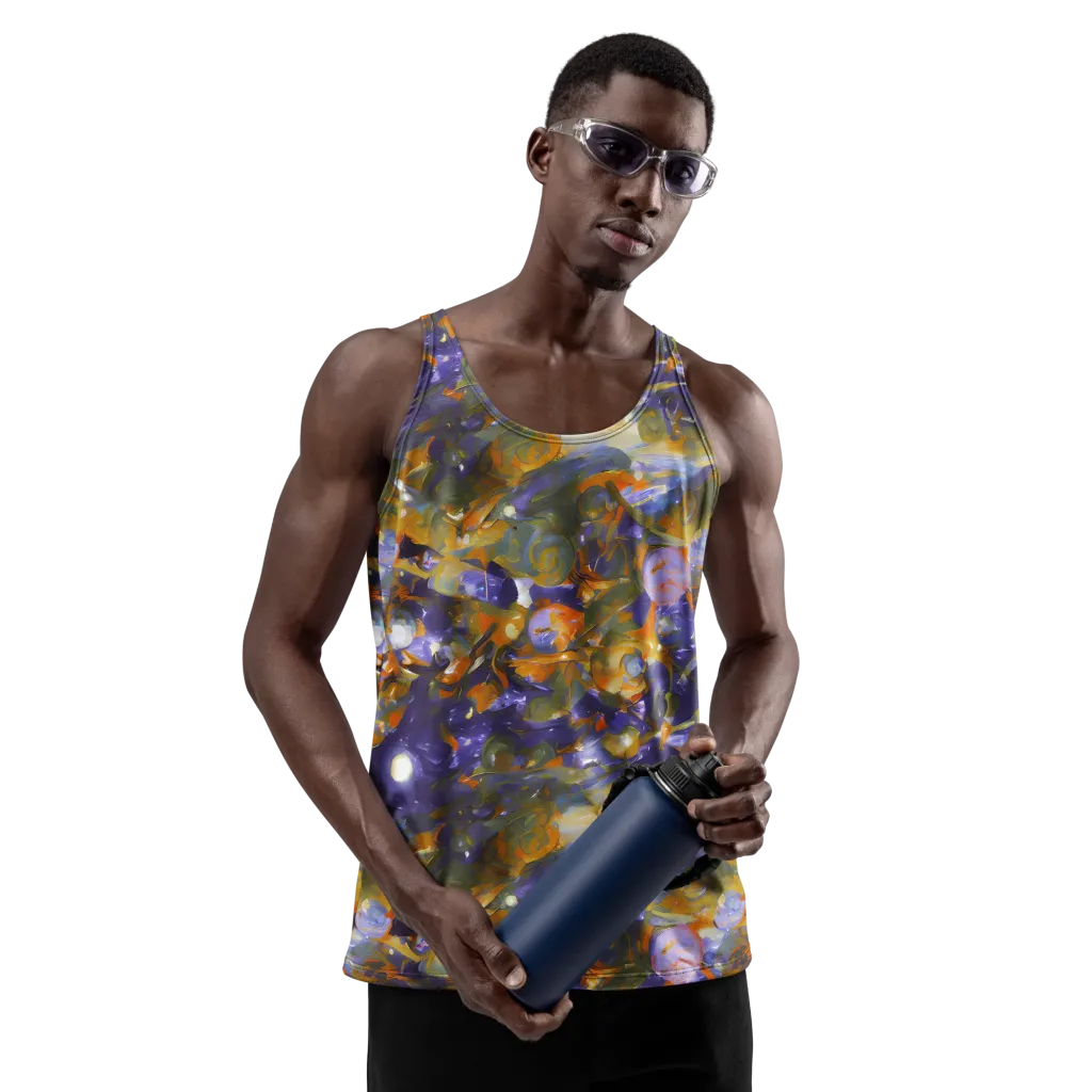 Electric Alchemy on Men's Tank Top — Front