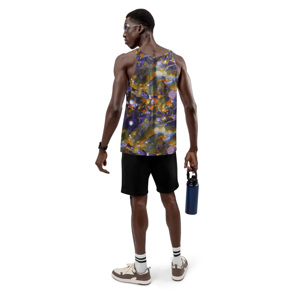 Electric Alchemy on Men's Tank Top — Back