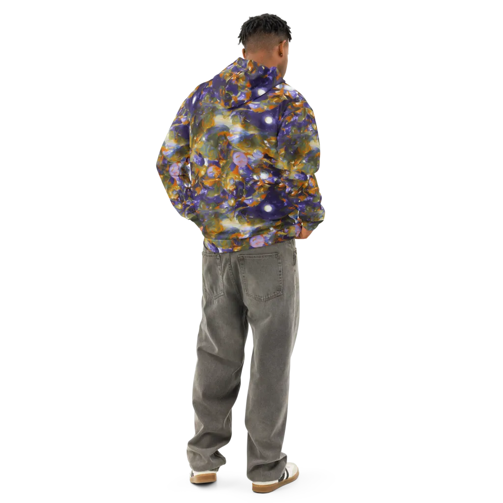 Electric Alchemy on Cotton Hoodie — Back