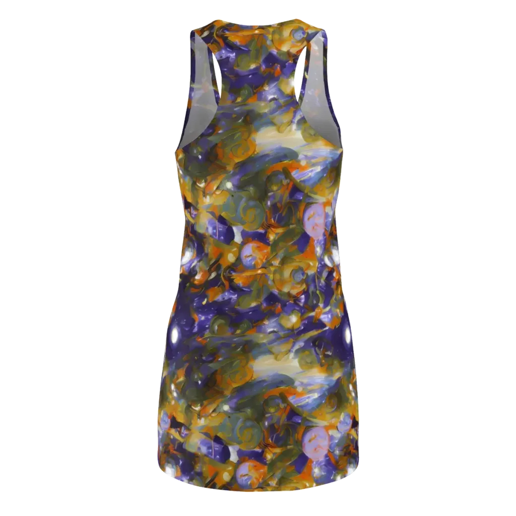 Electric Alchemy on Racerback Dress — Back