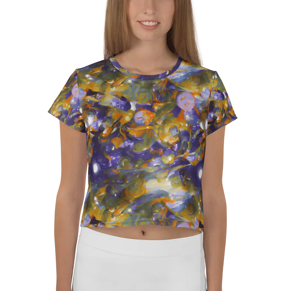 Electric Alchemy on Crop Tee — Front
