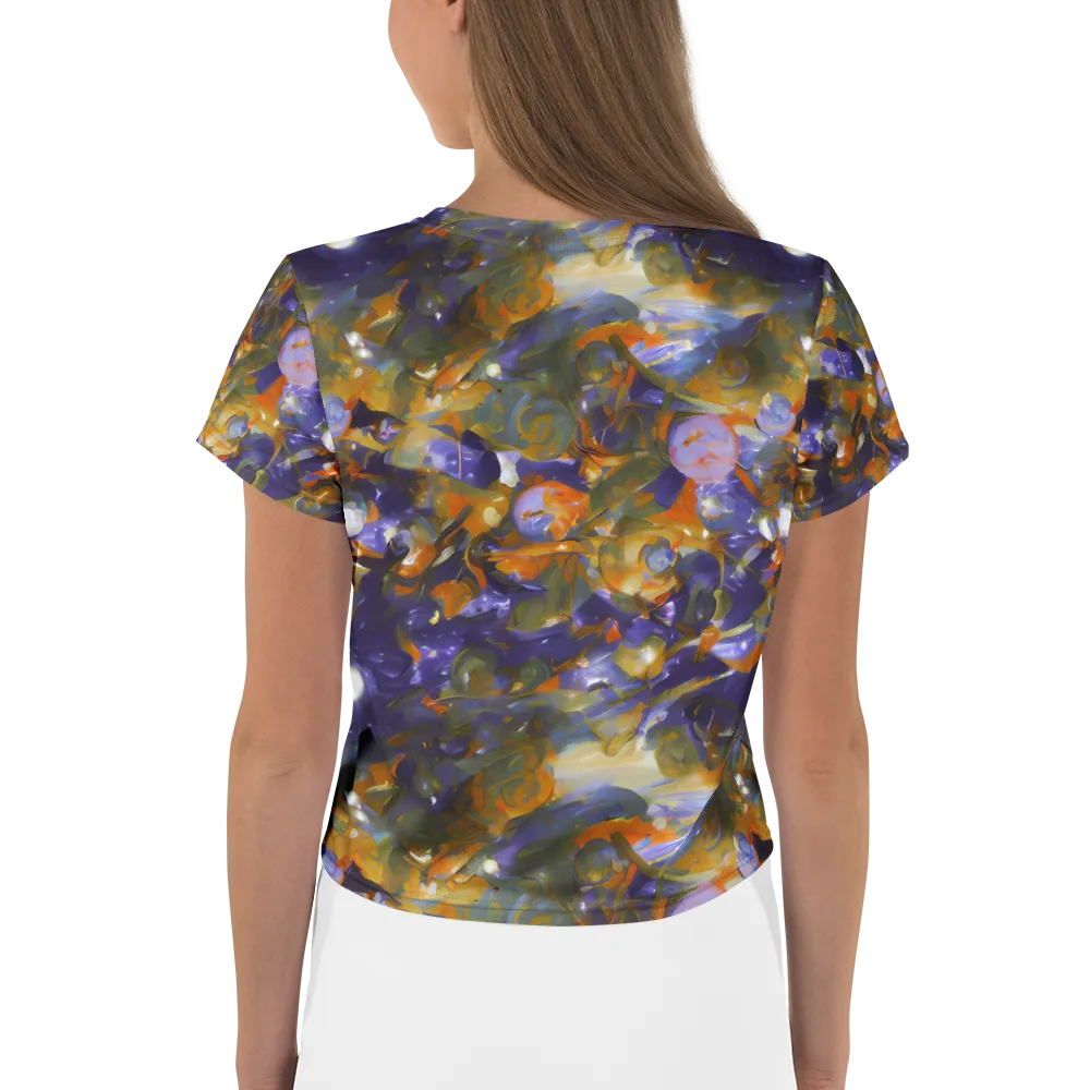 Electric Alchemy on Crop Tee — Back