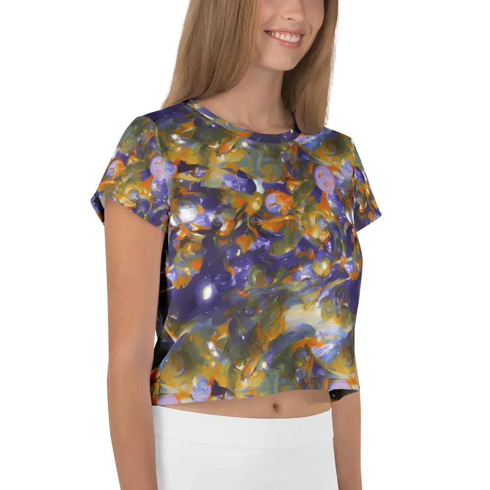 Electric Alchemy on Crop Tee — Right