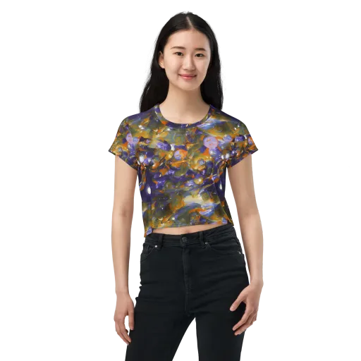Electric Alchemy on a Crop Tee