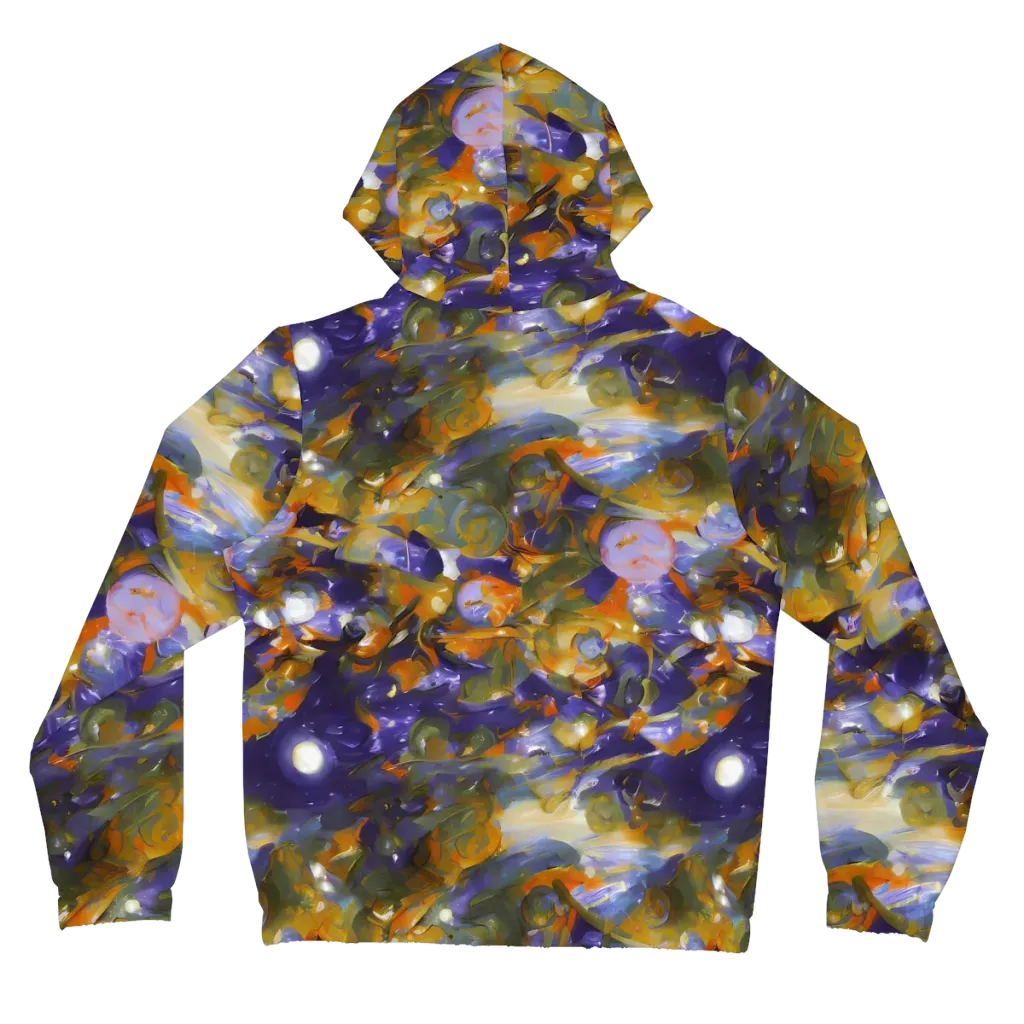Electric Alchemy on Women's Full-Zip Hoodie — Back