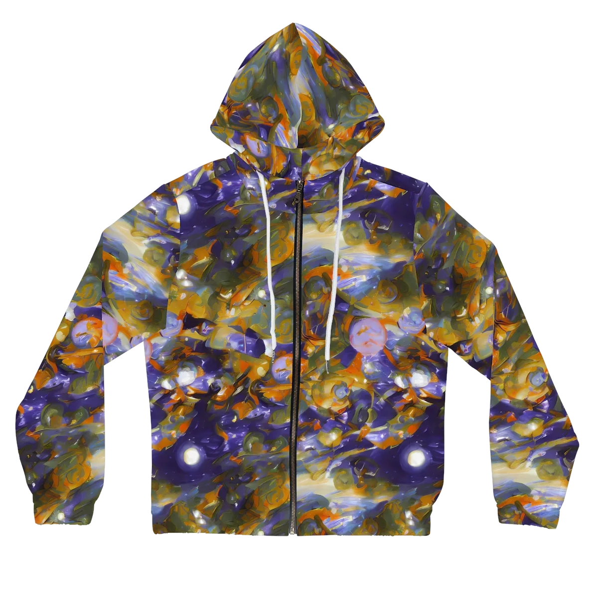 Electric Alchemy on Women's Full-Zip Hoodie — Front