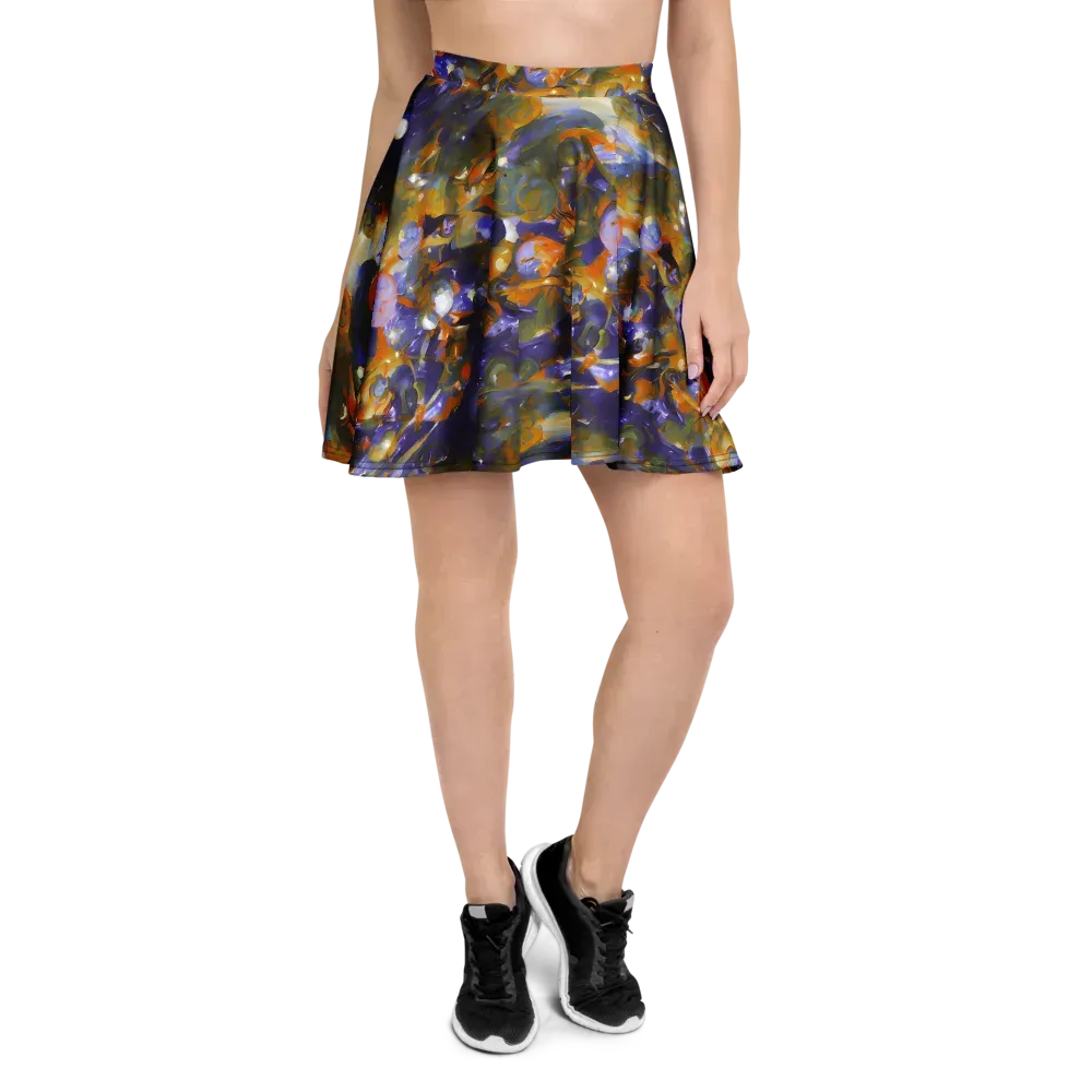 Electric Alchemy on Skater Skirt — Front