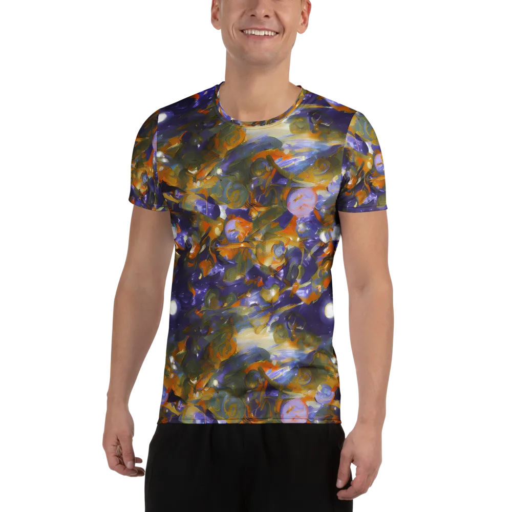Electric Alchemy on Men's Athletic T-Shirt — Front