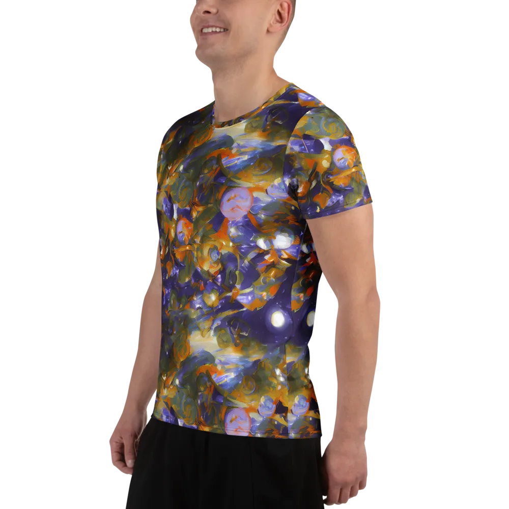Electric Alchemy on Men's Athletic T-Shirt — Left