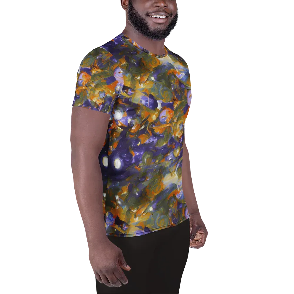 Electric Alchemy on Men's Athletic T-Shirt — Right