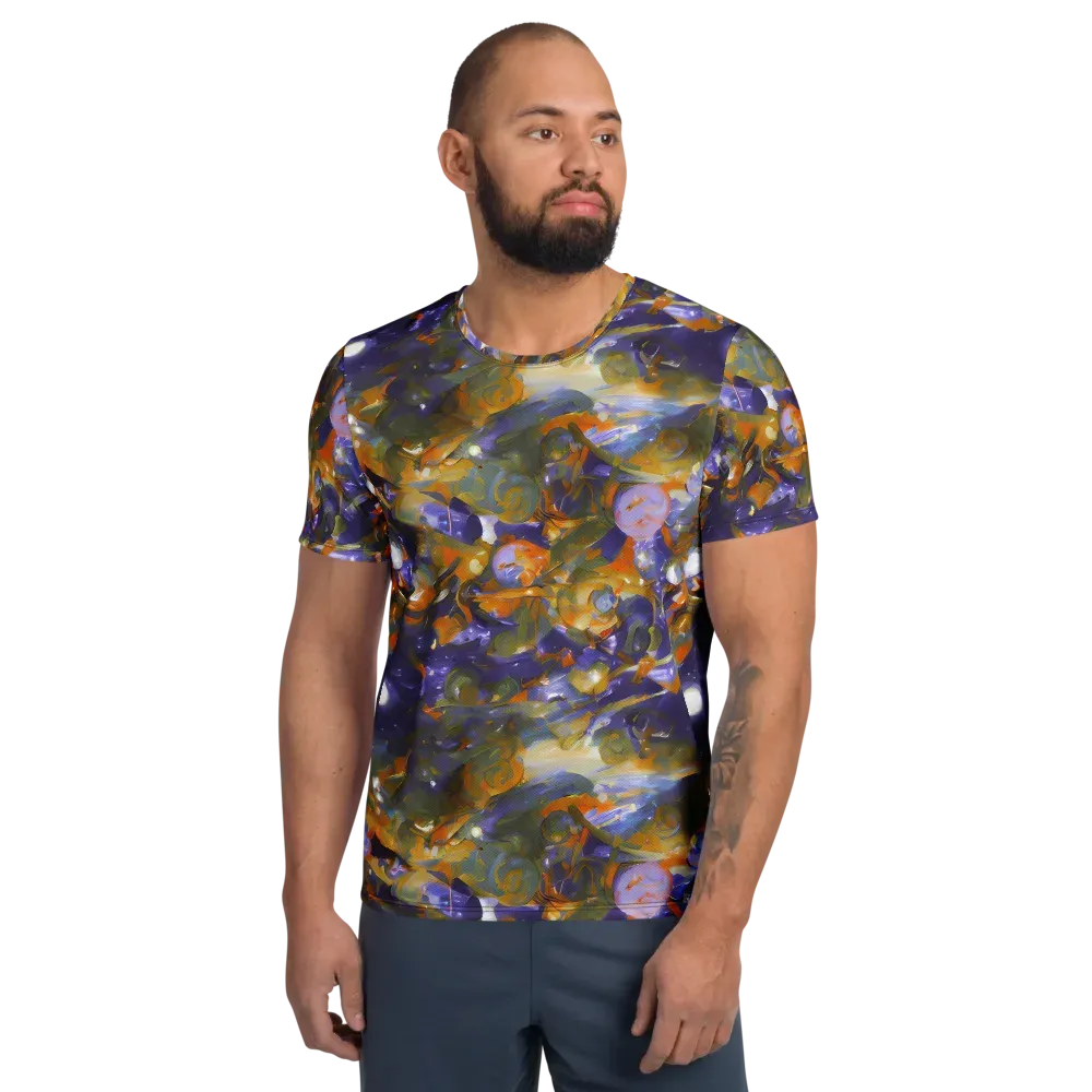 Electric Alchemy on Men's Athletic T-Shirt — Front