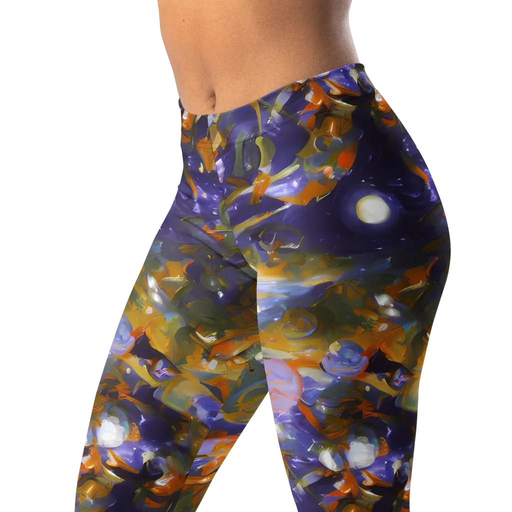 Electric Alchemy on Leggings — Left Front