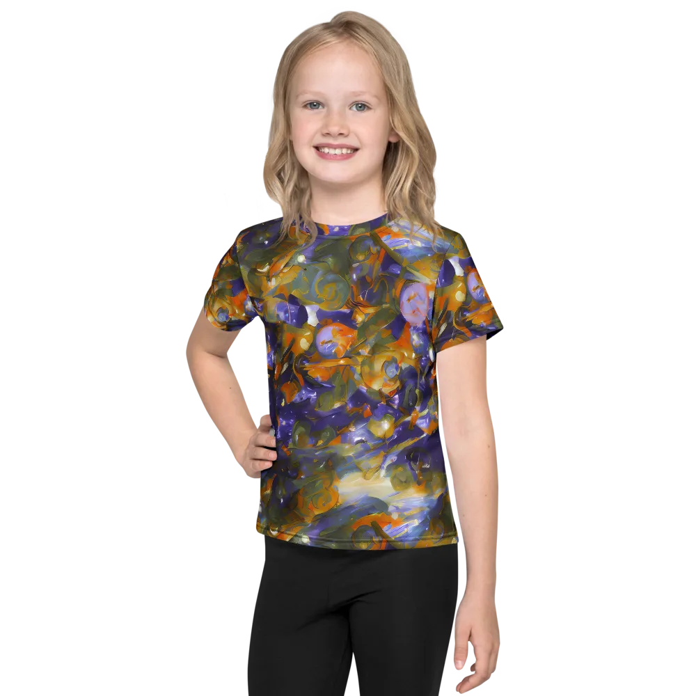 Electric Alchemy on Kids Crew Neck T-Shirt — Front