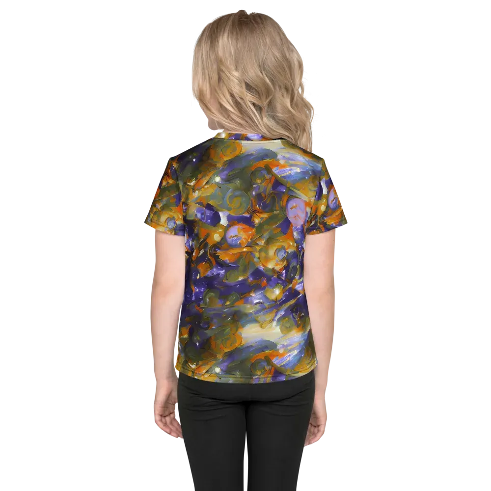 Electric Alchemy on Kids Crew Neck T-Shirt — Back