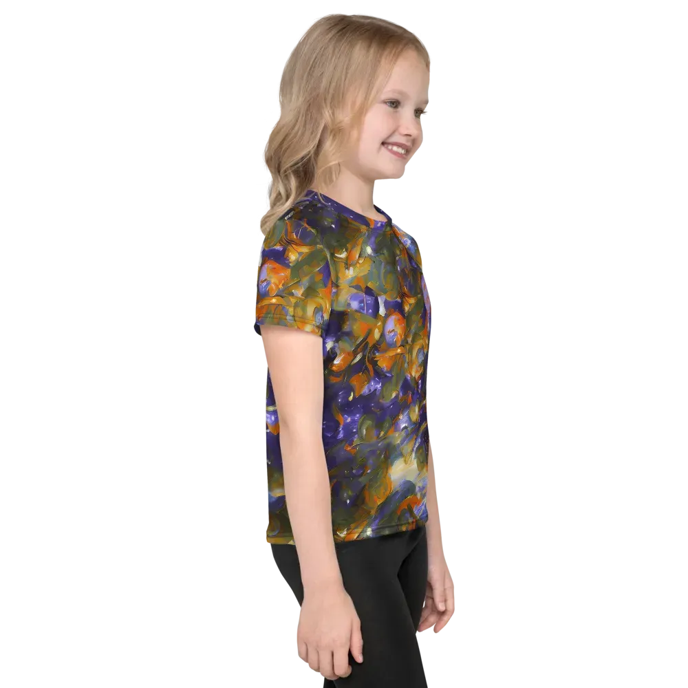 Electric Alchemy on Kids Crew Neck T-Shirt — Right