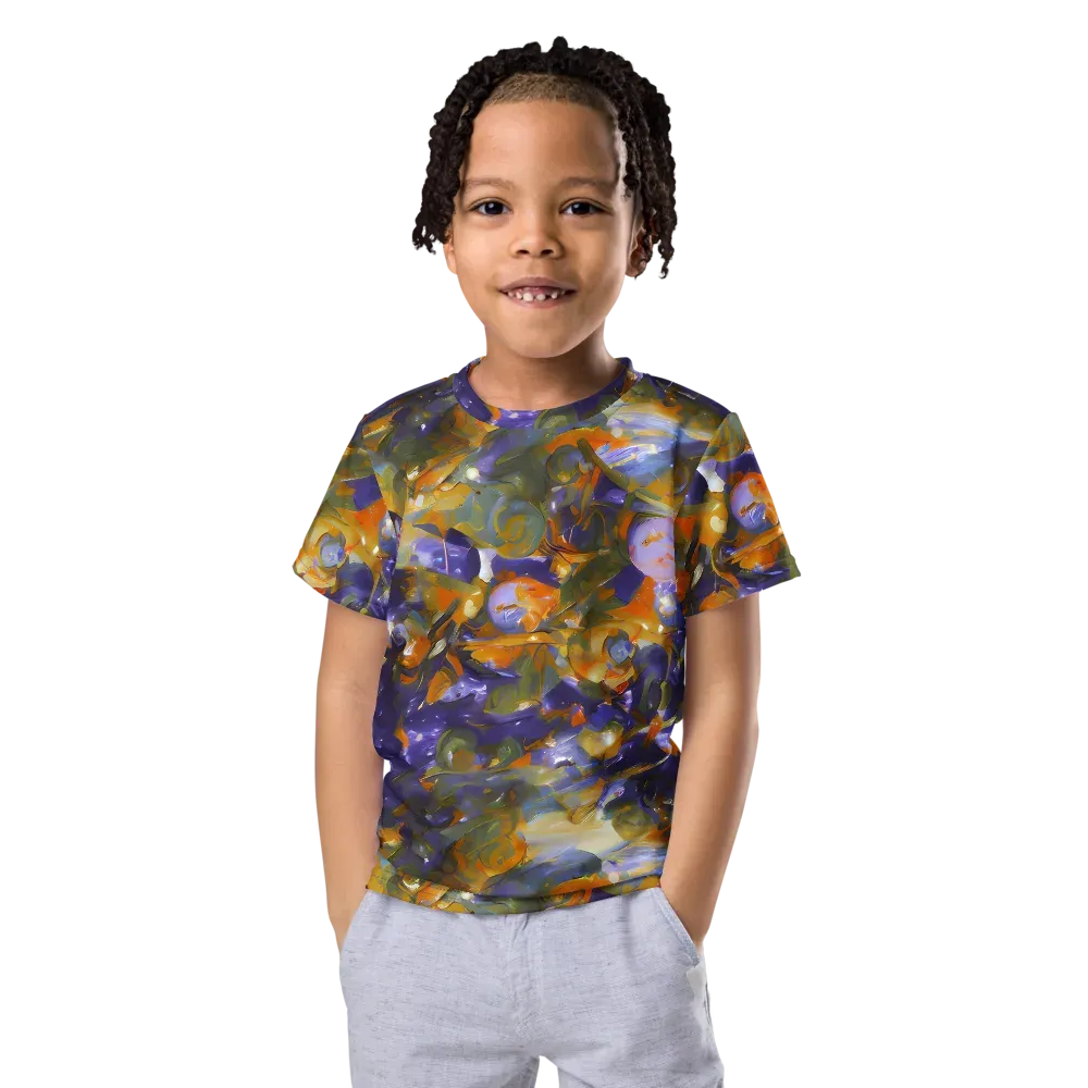 Electric Alchemy on Kids Crew Neck T-Shirt — Front