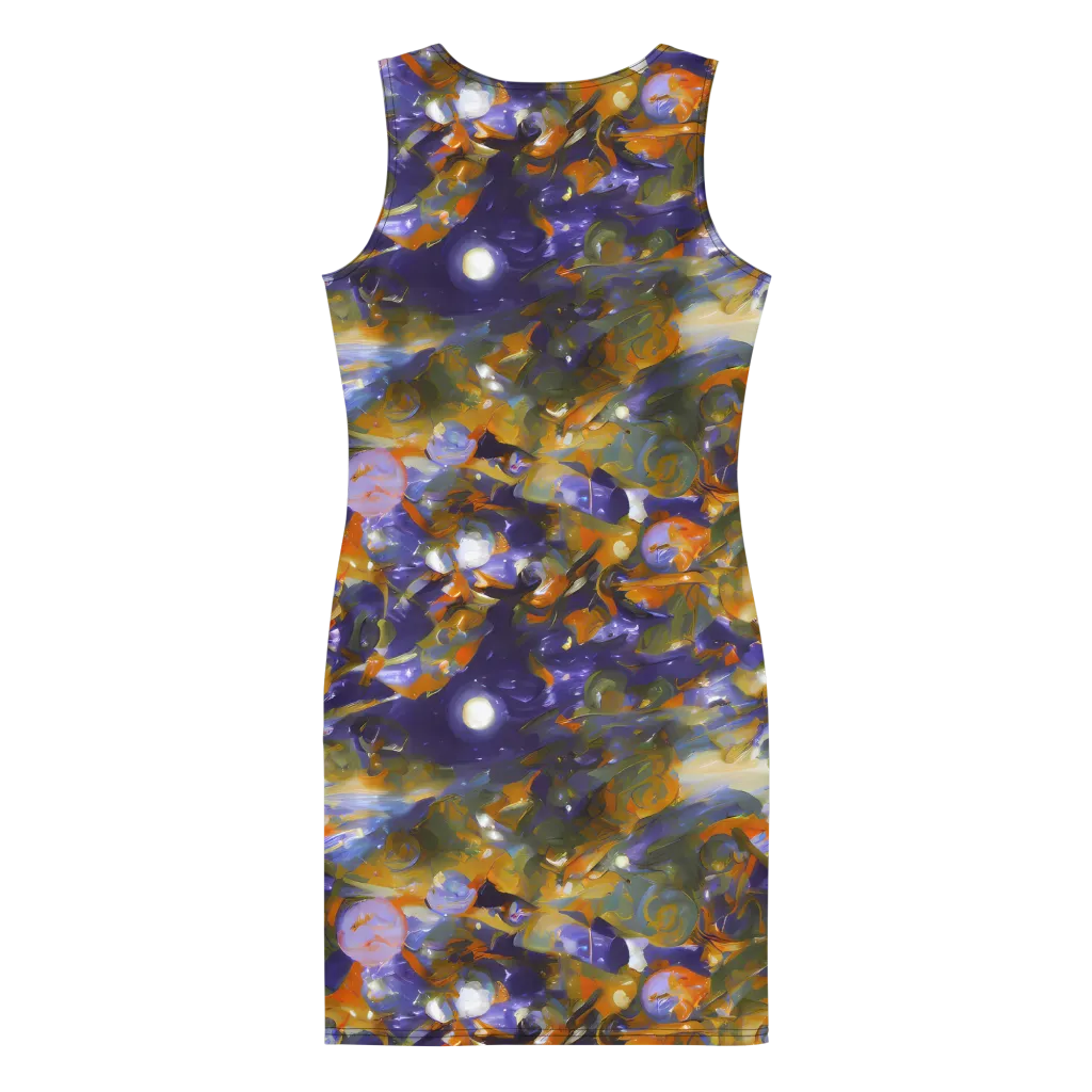 Electric Alchemy on Bodycon Dress — Back