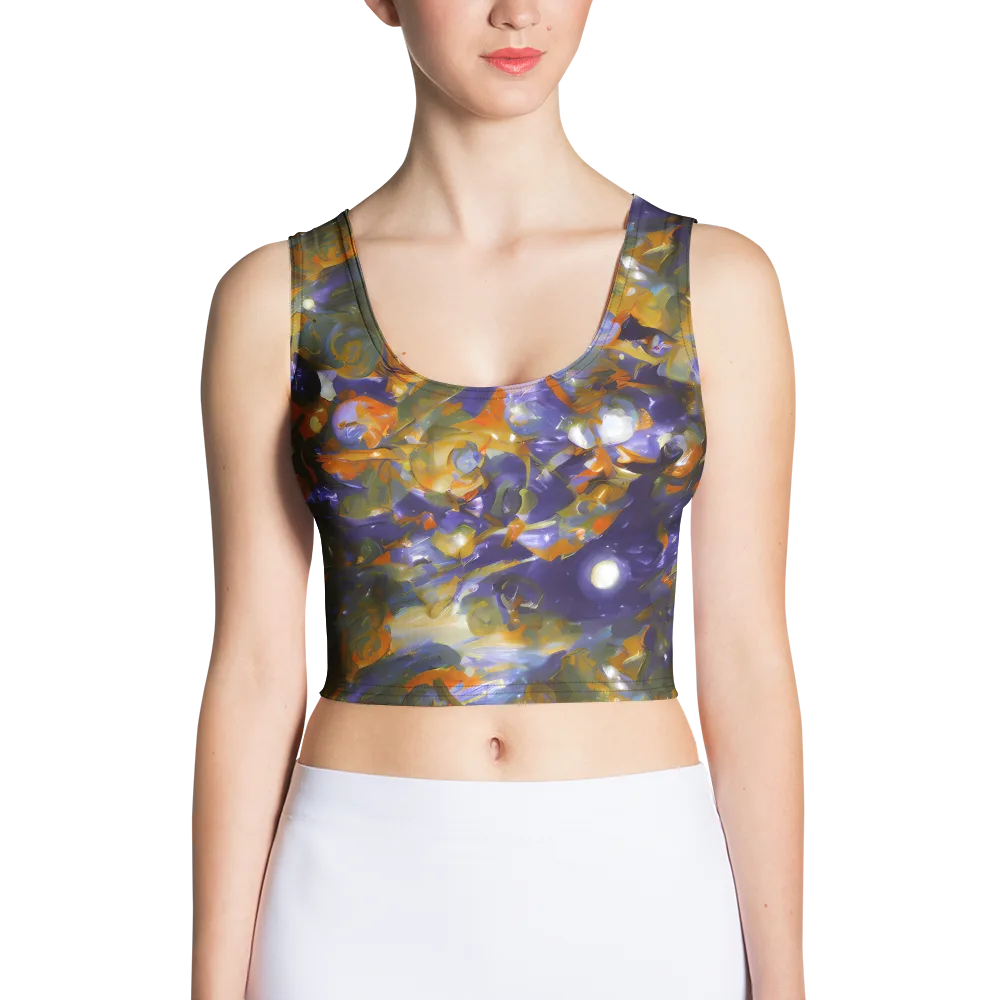 Electric Alchemy on Crop Top — Front