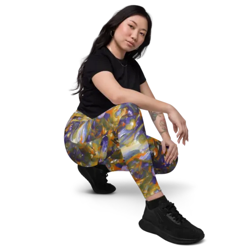 Electric Alchemy on a Leggings with Pockets