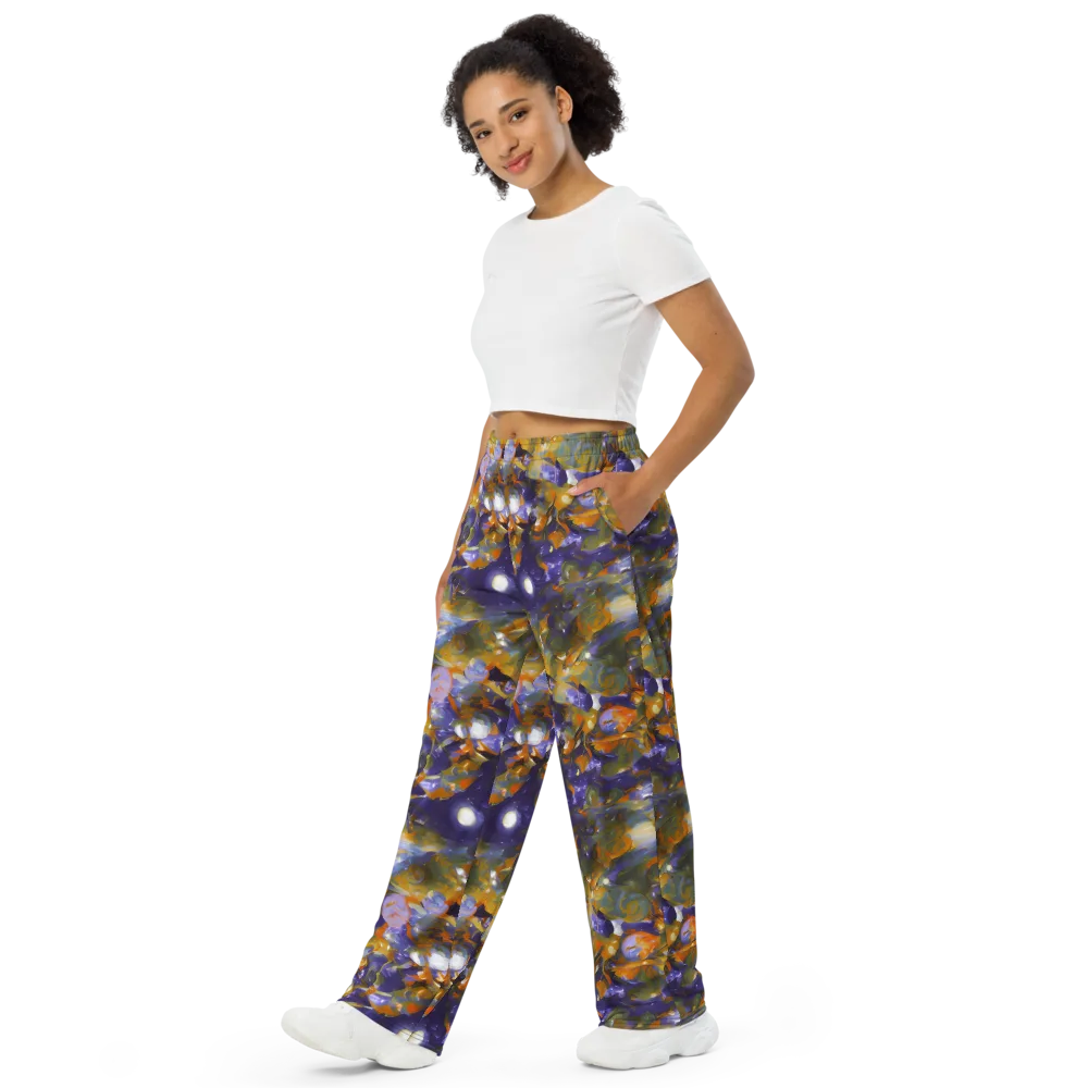 Electric Alchemy on Wide-Leg Pants — Left Front
