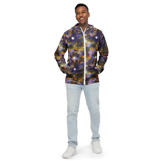 Electric Alchemy on a Men's Windbreaker