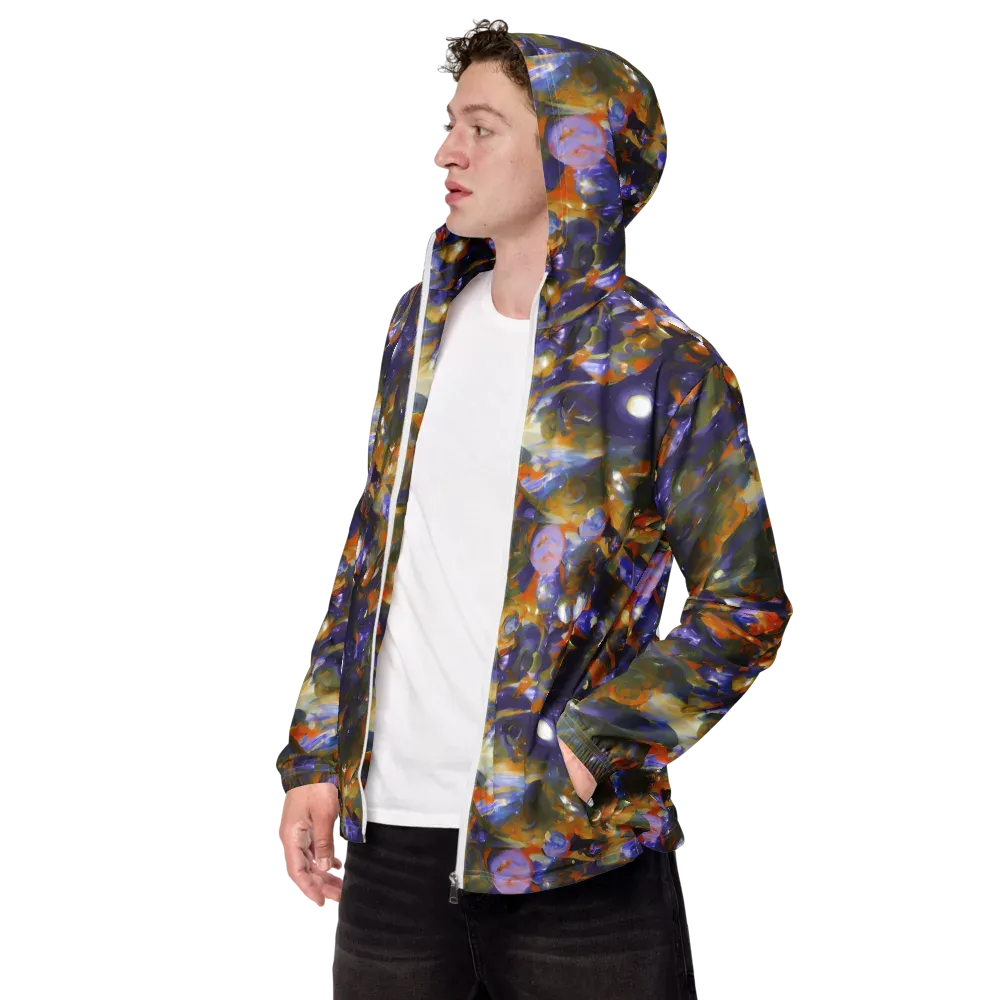 Electric Alchemy on Men's Windbreaker — Left Front