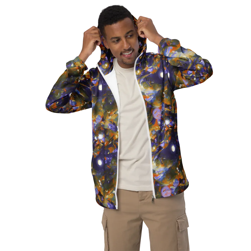 Electric Alchemy on Men's Windbreaker — Front