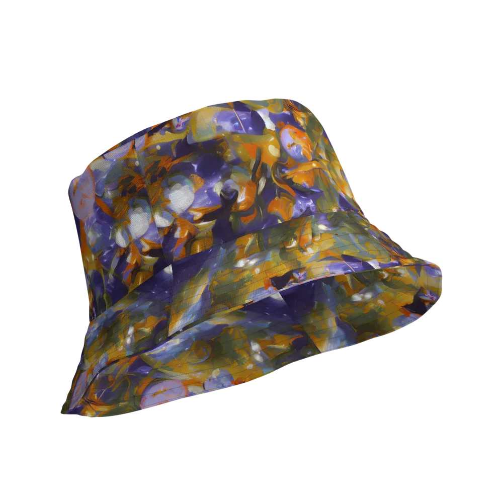 Electric Alchemy on Reversible Bucket Hat — Product details Outside