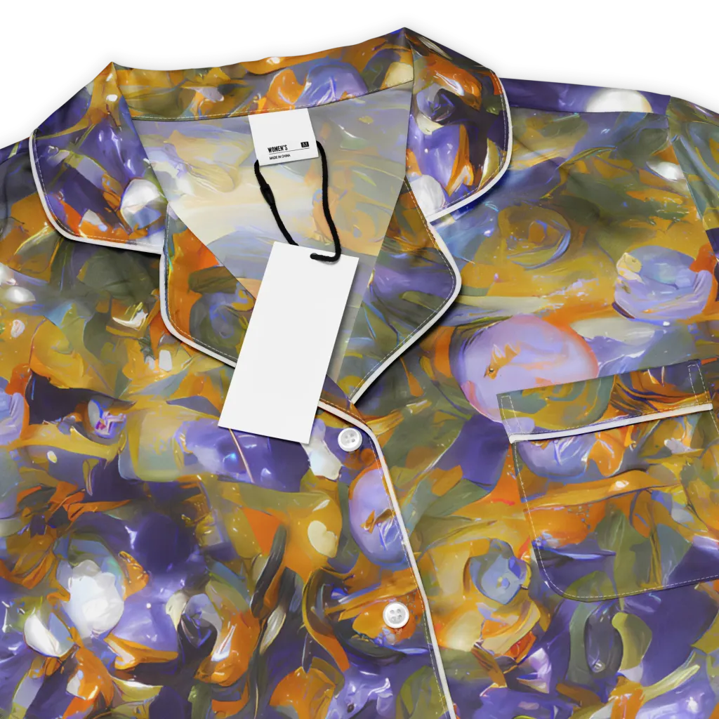 Electric Alchemy on Women's Short Sleeve Pajama Top — Product details