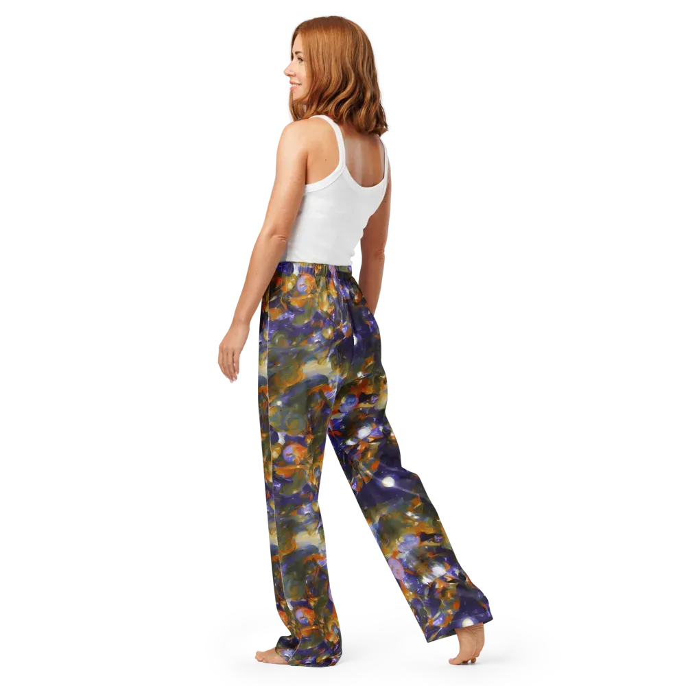 Electric Alchemy on Women's Pajama Pants — Back