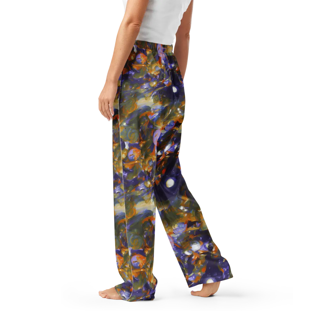 Electric Alchemy on Women's Pajama Pants — Left