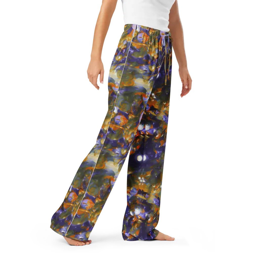 Electric Alchemy on Women's Pajama Pants — Right Front