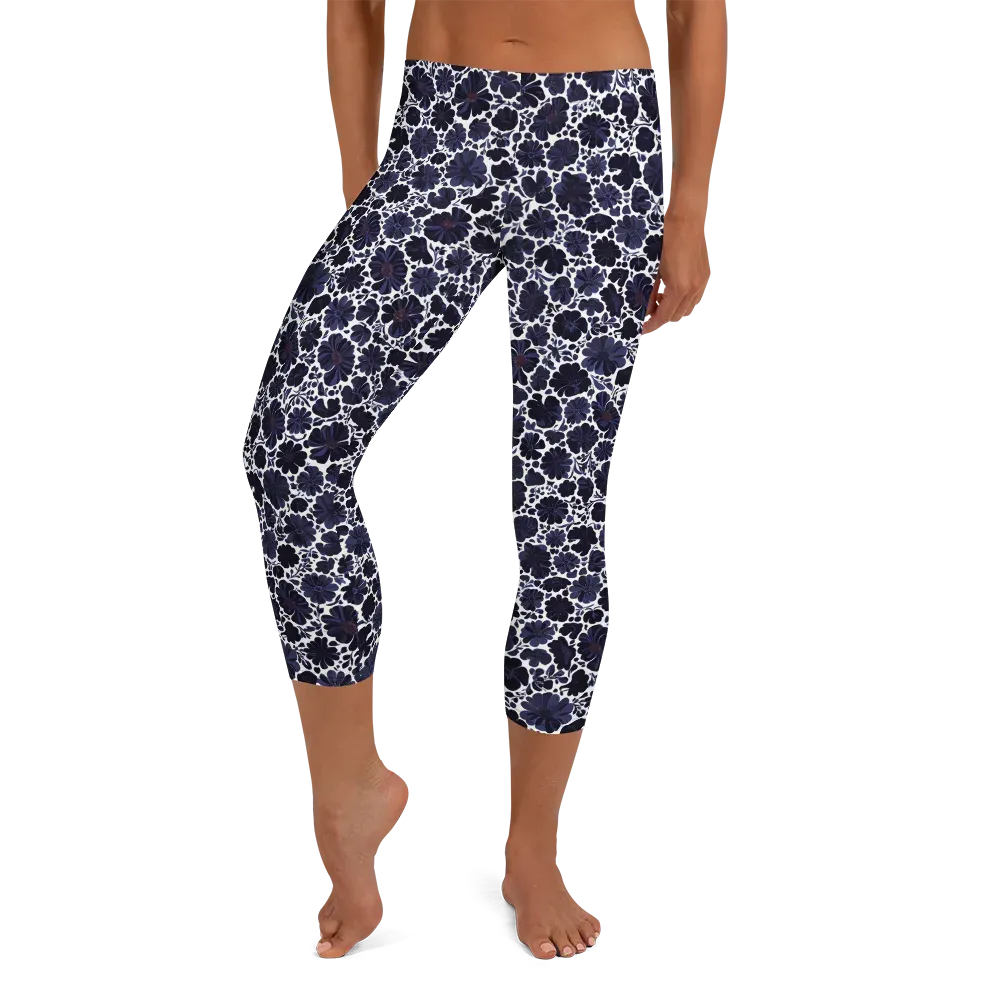 Indigo Bloomfield on Capri Leggings — Front
