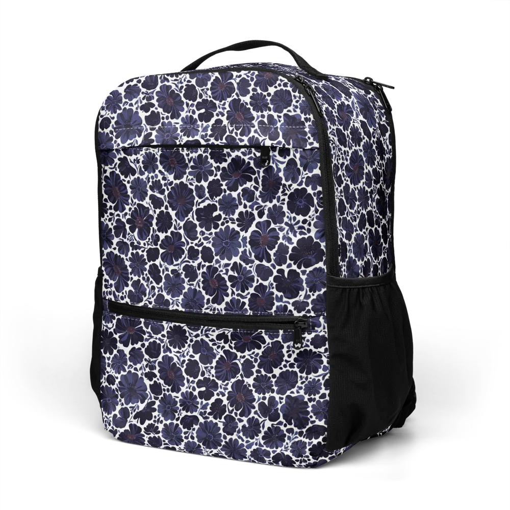 Indigo Bloomfield on Utility Backpack — Left Front