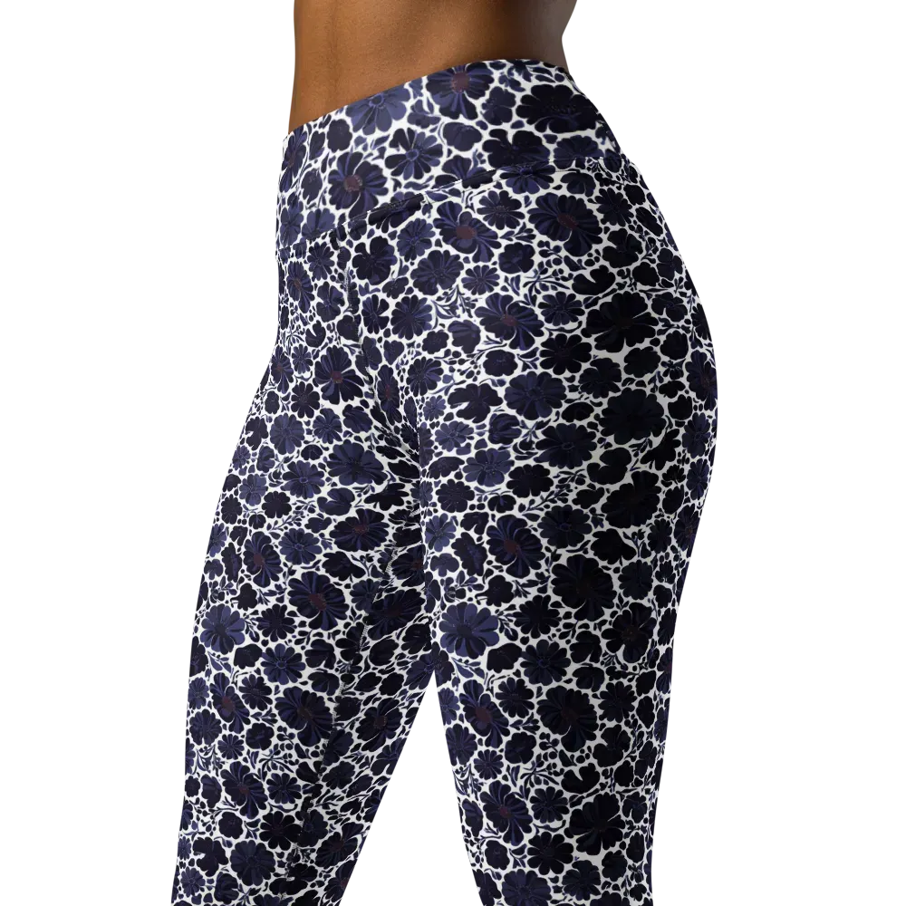 Indigo Bloomfield on Yoga Leggings — Left Front