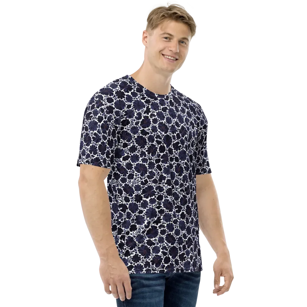 Indigo Bloomfield on Men's Crew Neck T-Shirt — Right
