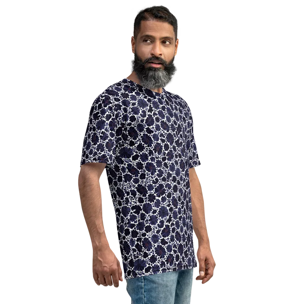 Indigo Bloomfield on Men's Crew Neck T-Shirt — Right