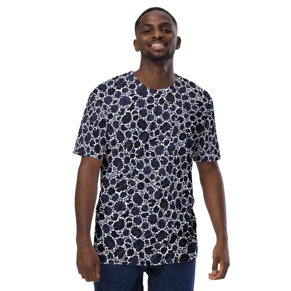 Indigo Bloomfield on Men's Crew Neck T-Shirt — Front