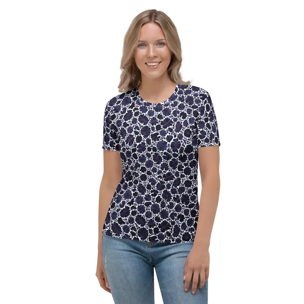 Indigo Bloomfield on Women's Crew Neck T-Shirt — Front