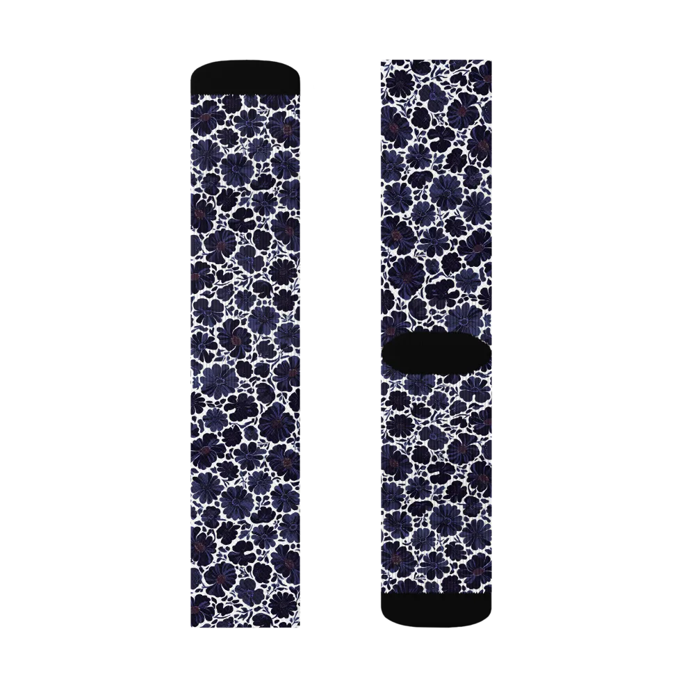Indigo Bloomfield on Socks — Right Sock