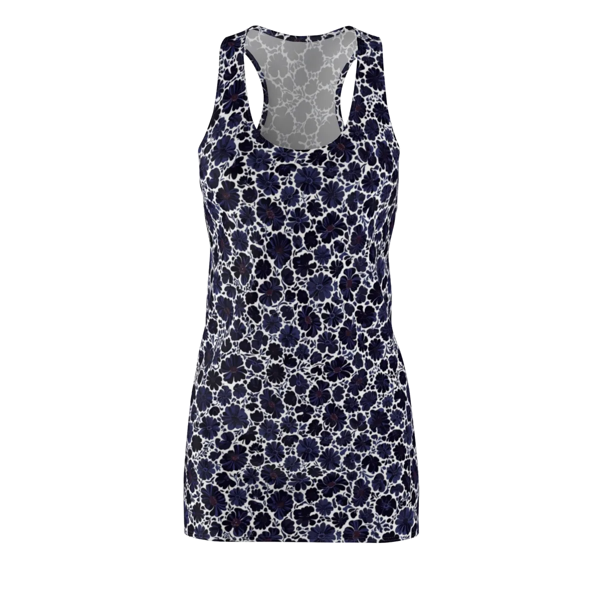 Indigo Bloomfield on Racerback Dress — Front