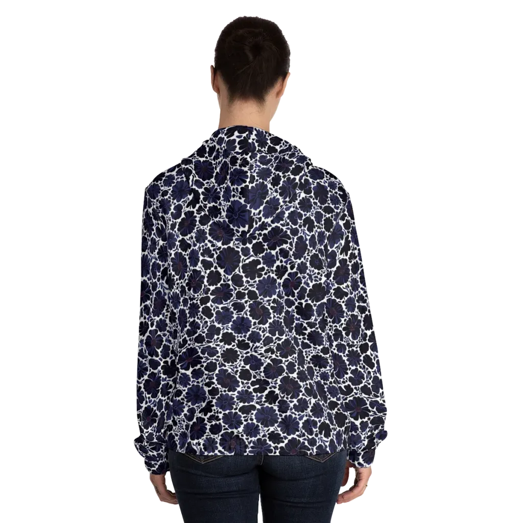 Indigo Bloomfield on Women's Full-Zip Hoodie — Back On Person